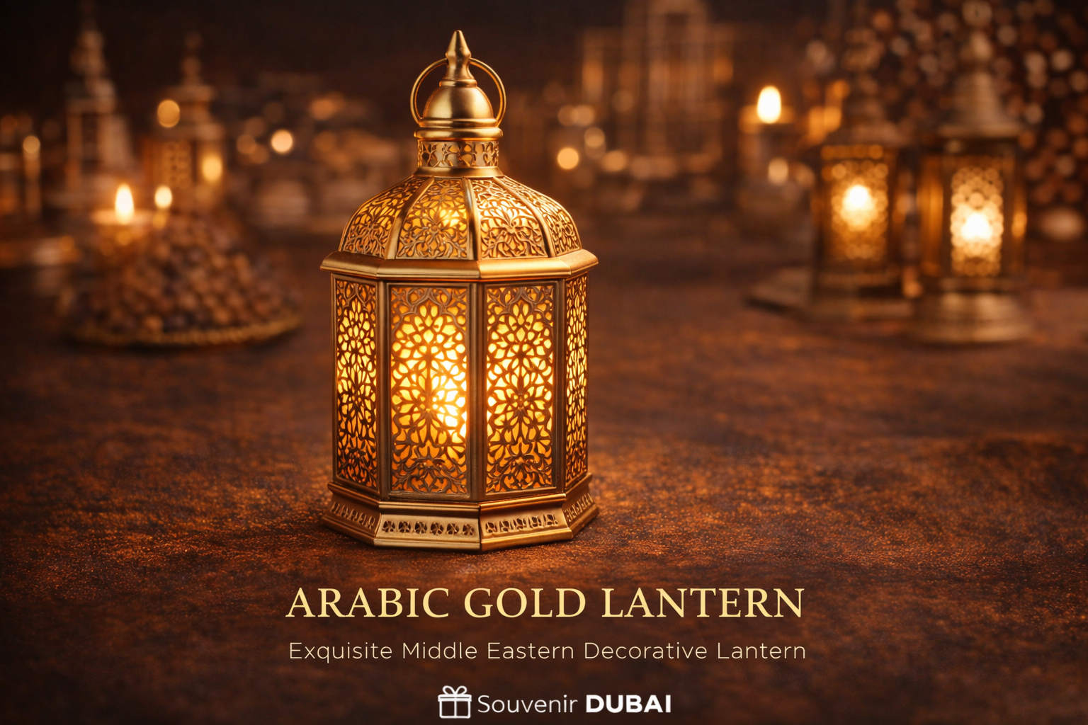 Arabic Gold Lantern