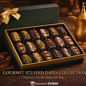 Luxurious Emirati dates collection display
