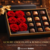 Luxury Chocolate & Roses Combo